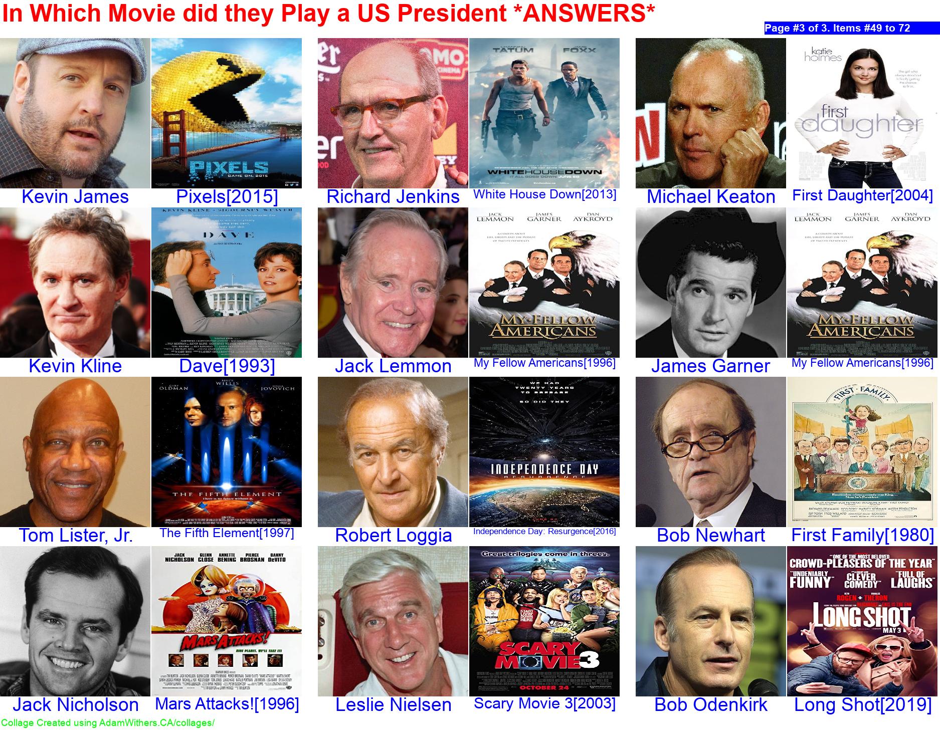 CollageA: guessPlayedUSPresident Page 3